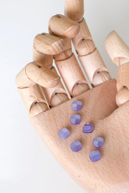 Boutons vintages 8 mm - Glycine Ma boutique